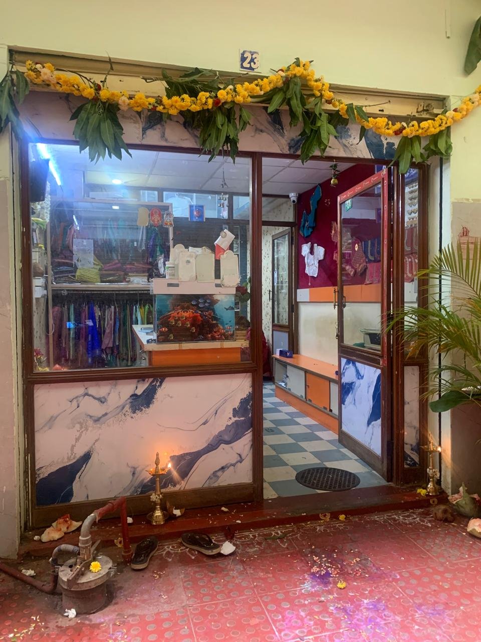 Sneha Ladies Tailor shop entrance, Shop No. 23 in Doddaballapur